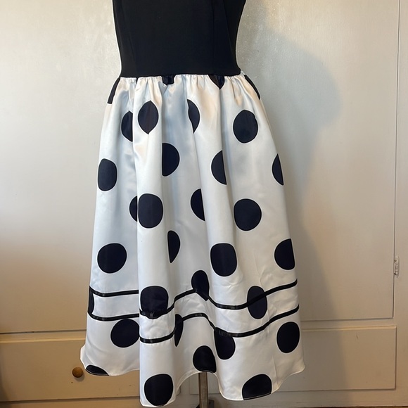 DRESS V  Cute Polka Dot White/black color, size XL” Womens DRESS - Picture 4 of 14